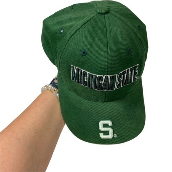 Michigan State Spartans S adjustable soft surface baseball hat - Picture 2 of 5